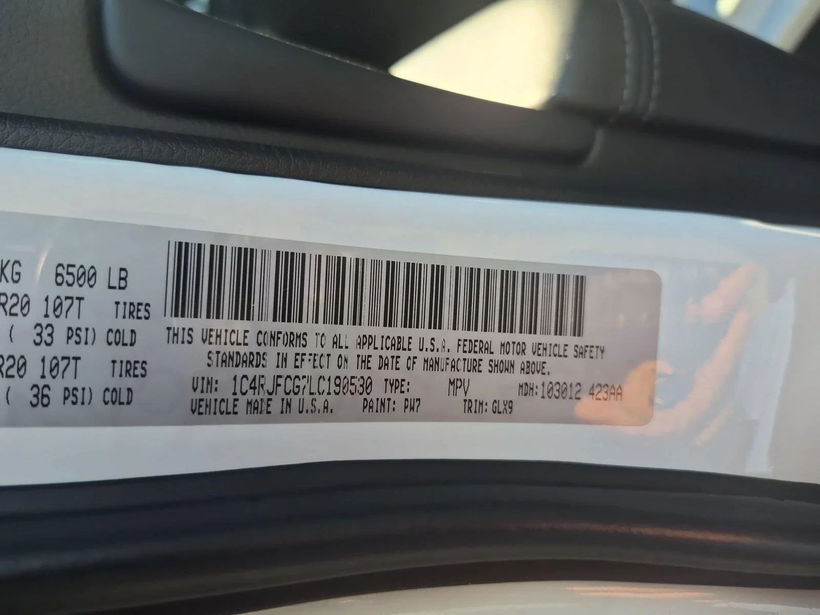 Used 2020 Bright White Clearcoat Jeep Overland image 40