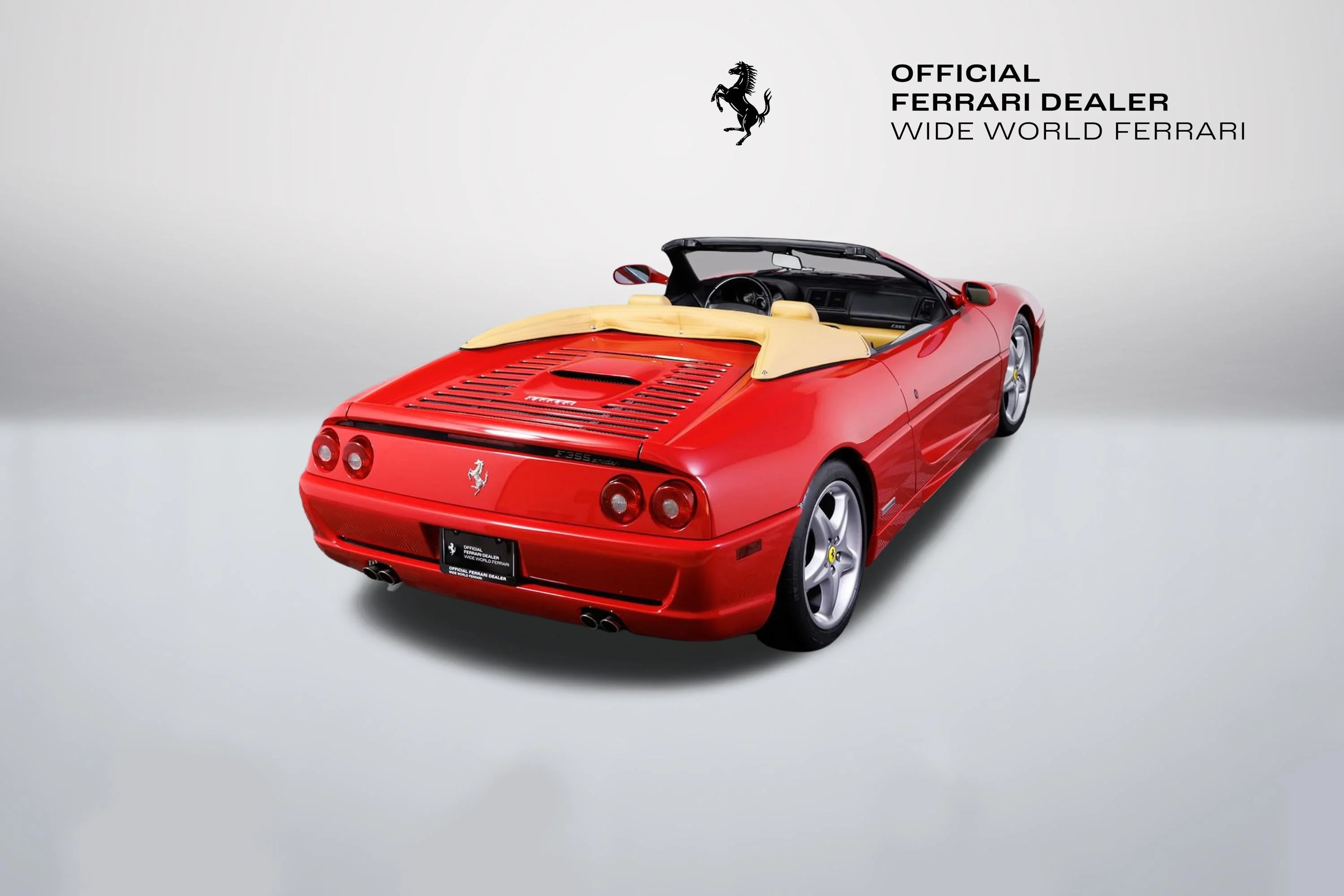 Used 1996 Rosso Corsa Ferrari Spider OEM Manual image 11