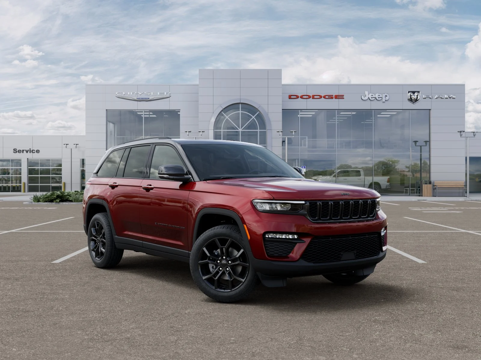 New 2025 Velvet Red Pearl-Coat Exterior Paint Jeep Limited image 85