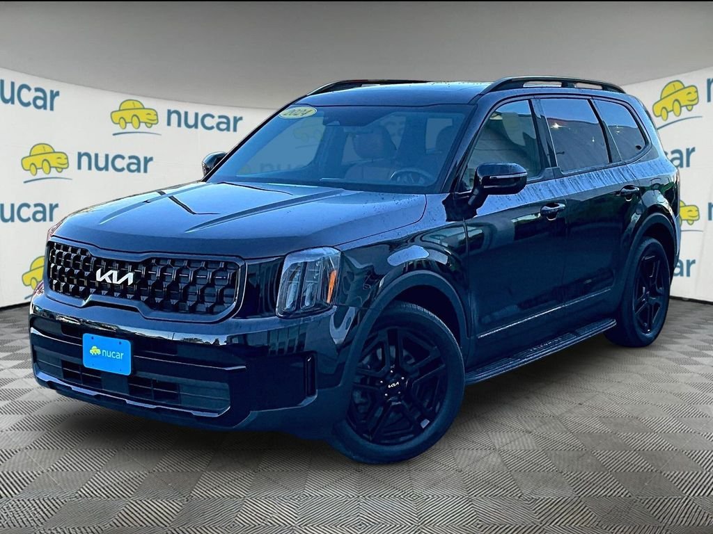 Used 2024 Ebony Black Kia EX X-Line image 3