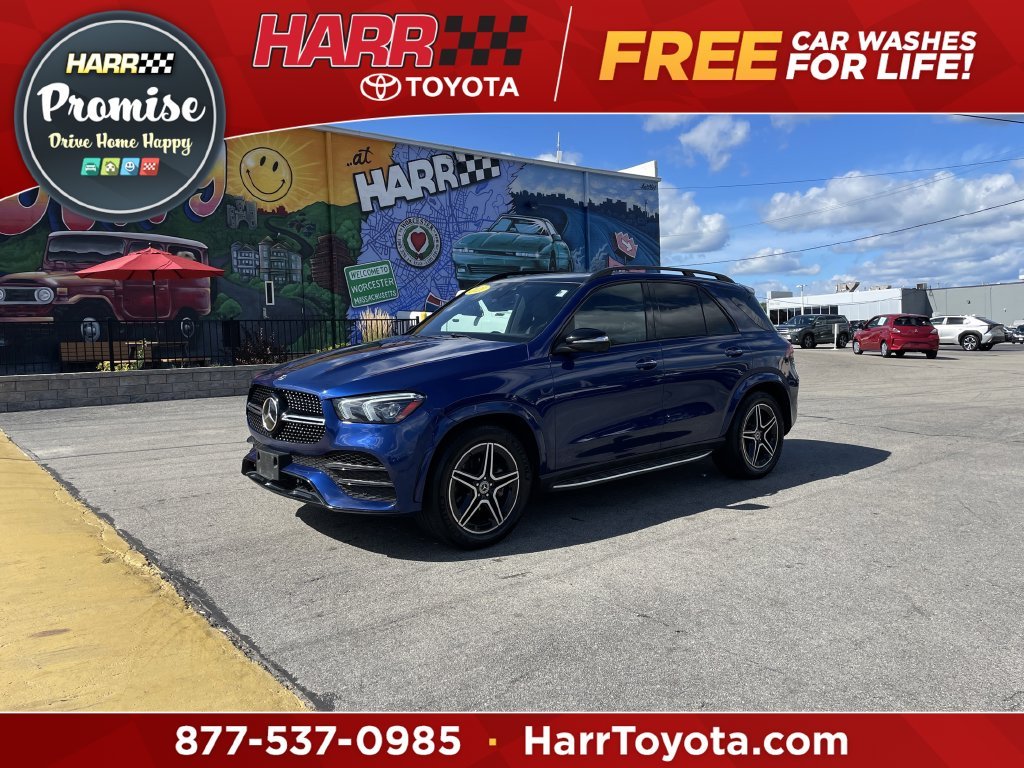 Used 2021 Blue Mercedes-Benz GLE 350 image 1