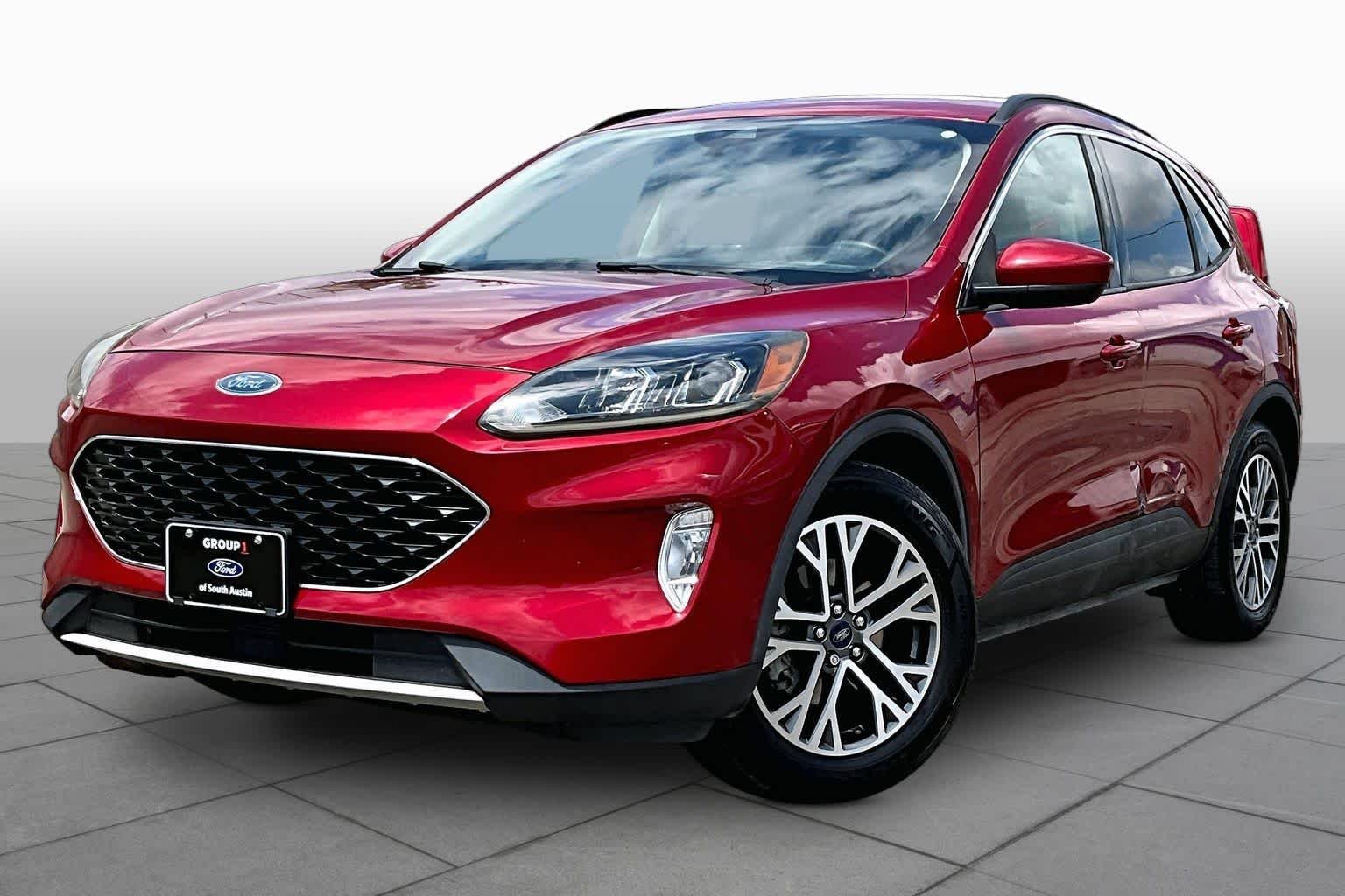 Certified Used 2020 Rapid Red Metallic Tinted Clearcoat Ford SEL image 35