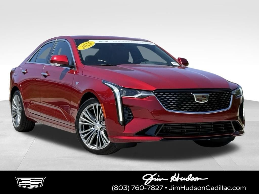 Radiant Red Tintcoat 2025 Cadillac CT4 Premium Luxury RWD Sedan Rear-Wheel Drive 8-Speed Automatic