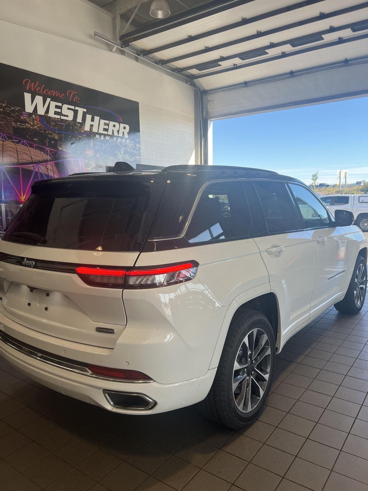 Used 2024 Bright White Clearcoat Jeep Overland image 42