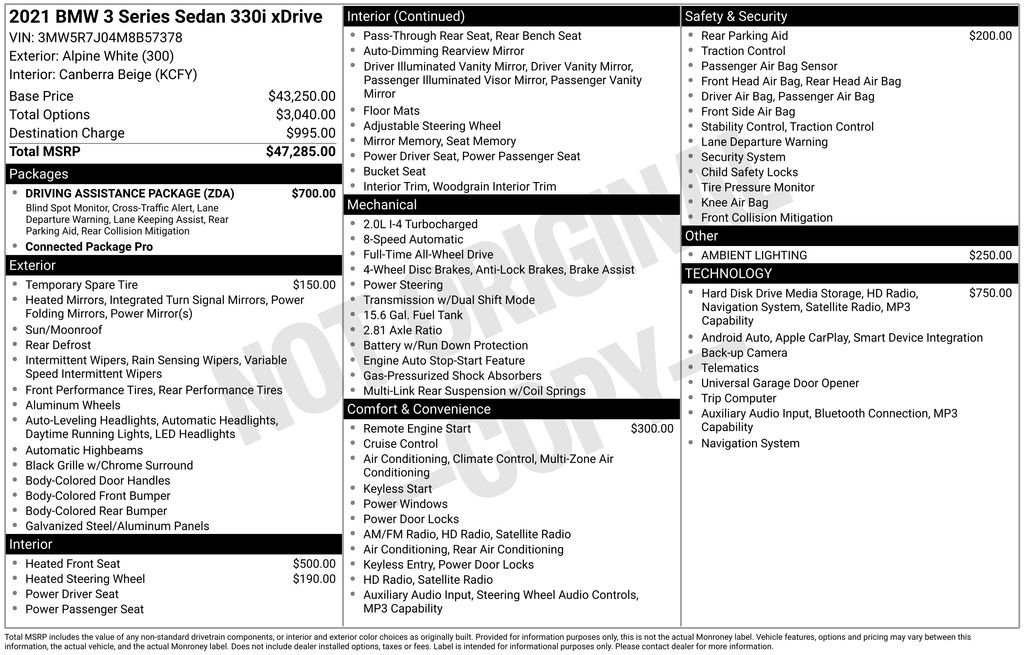 2021 BMW 3 Series 330i xDrive Sedan's photo