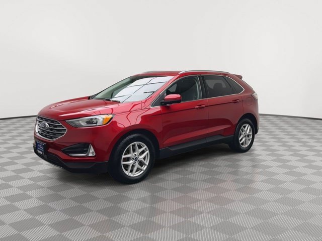 Used 2021 Rapid Red Metallic Tinted Clearcoat Ford SEL image 37
