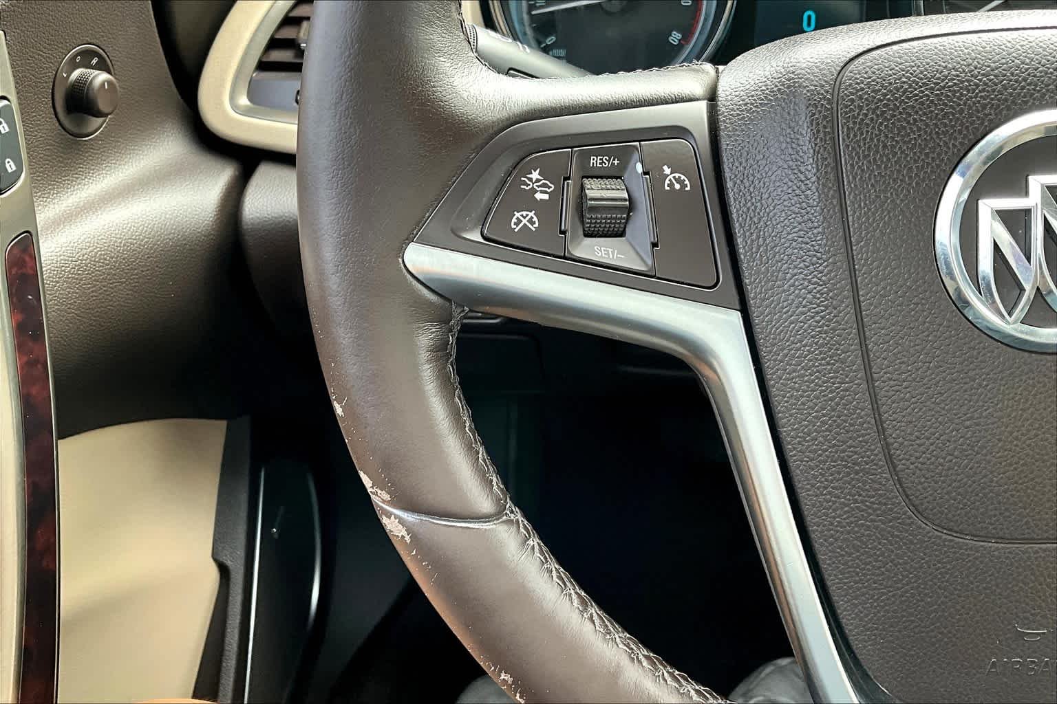 Used 2015 White Diamond Tricoat Buick Leather Group image 23