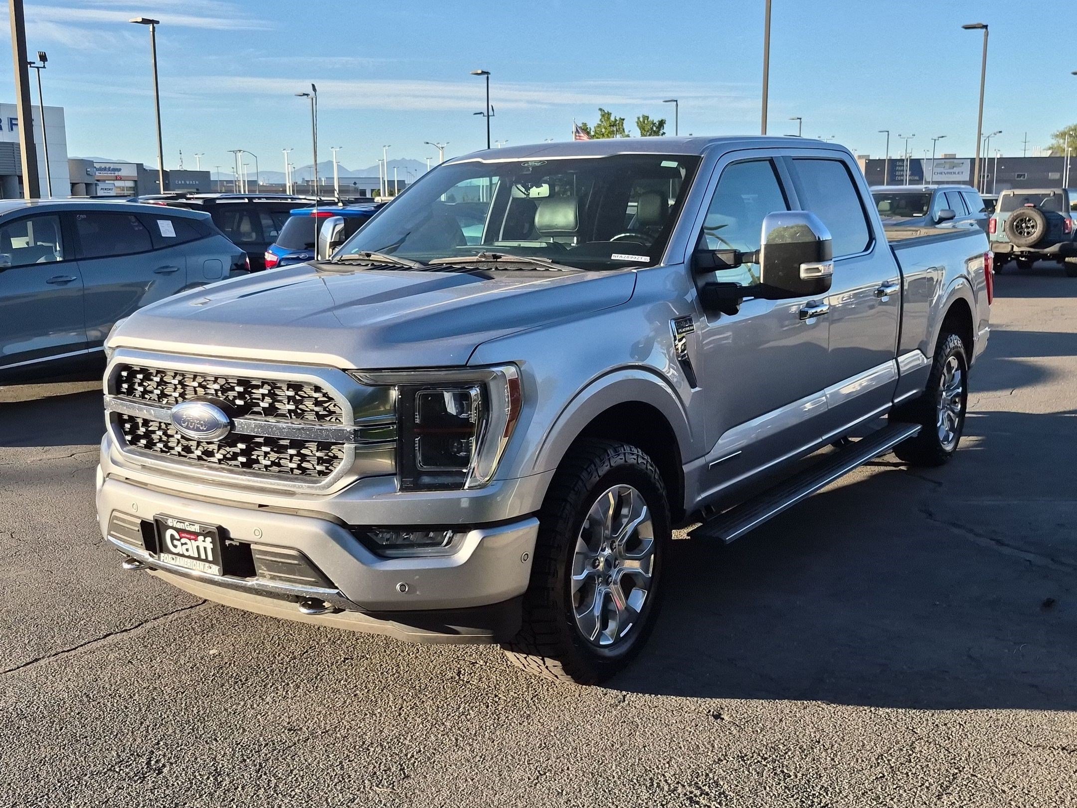 Used 2022 Blue Ford Platinum image 8