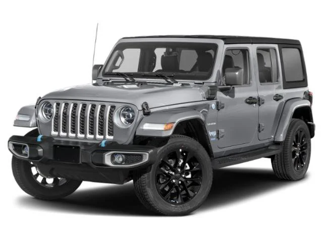 Used 2023 Silver Jeep Sahara 4xe image 1