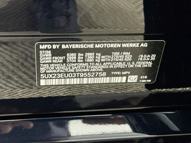 New 2026 Carbon Black Metallic BMW xDrive40i image 34