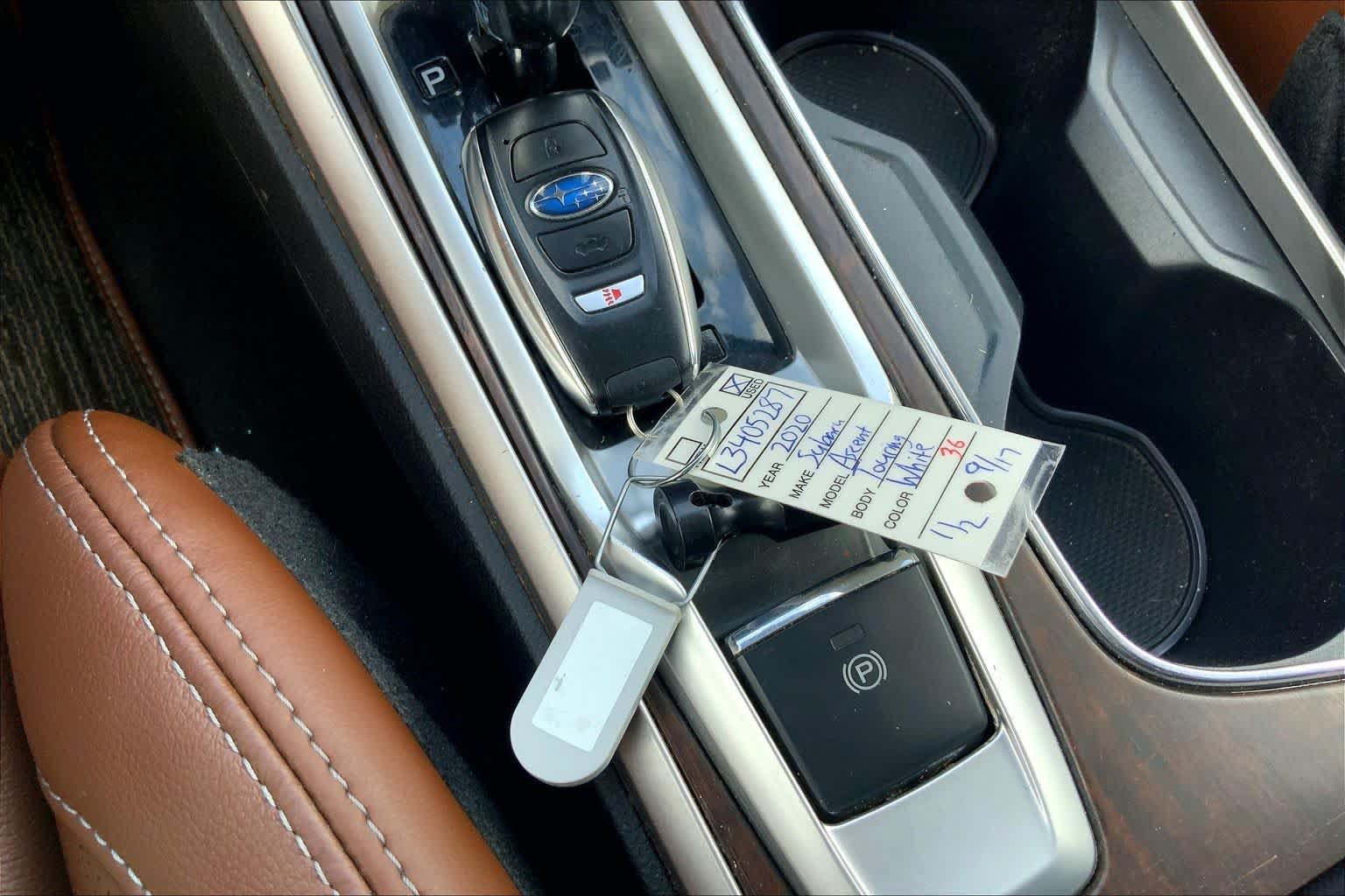 Used 2020 Crystal White Pearl Subaru Touring image 15
