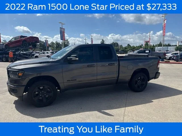 Certified Used 2022 Granite Crystal Clearcoat Metallic Ram Big Horn/Lone Star image 1