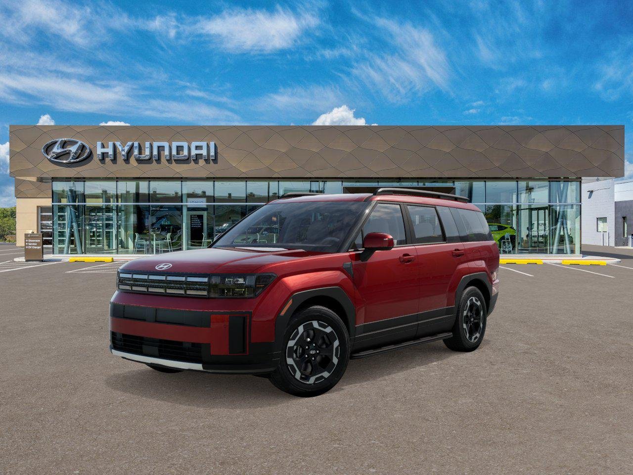 New 2027 Ultimate Red Hyundai SEL AWD image 1