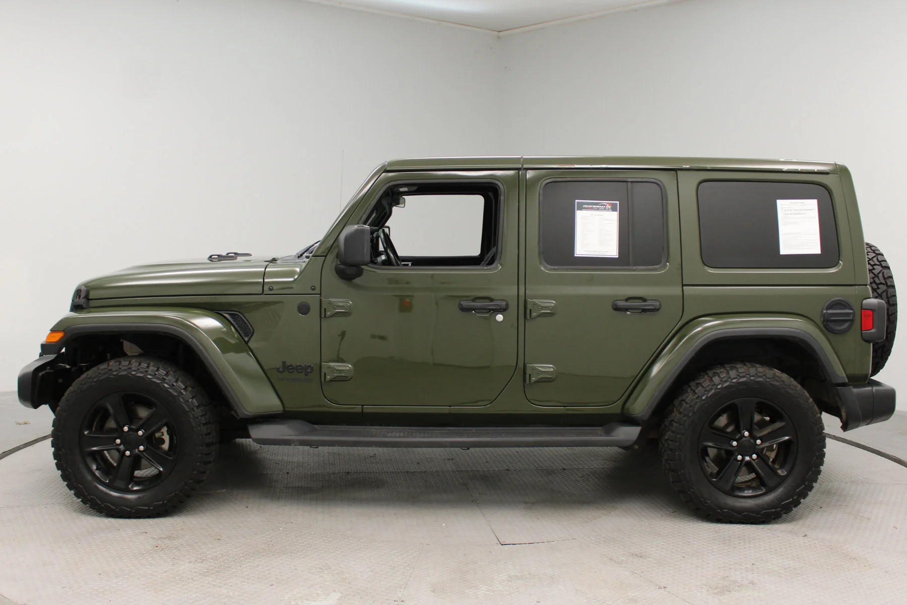 Used 2021 Sarge Green Clearcoat Jeep Sahara Altitude 4x4 image 31