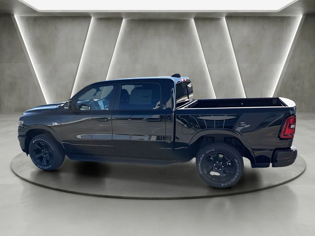 New 2026 Diamond Black Crystal Pearl-Coat Exterior Paint RAM Big Horn/Lone Star image 6