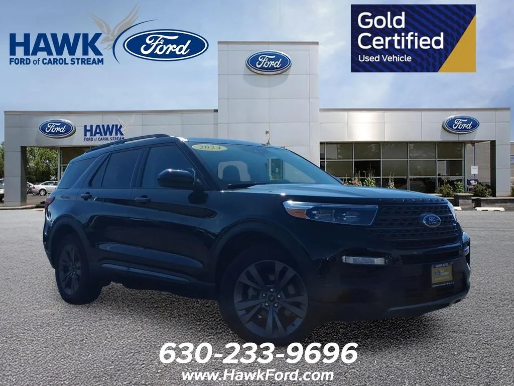 Used 2024 Black Ford XLT image 1