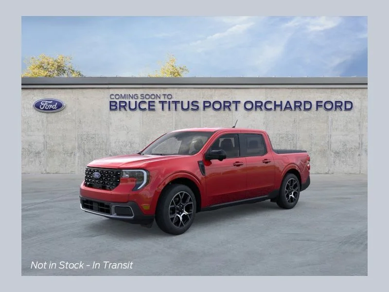 New 2026 Red Ford Lariat image 1