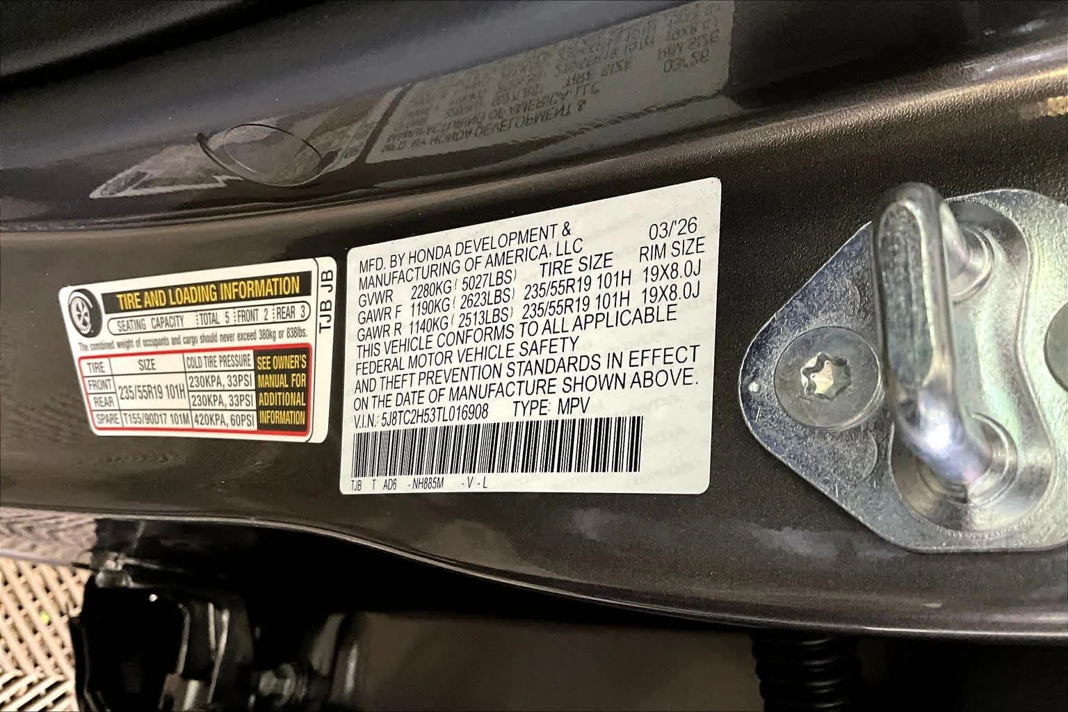 New 2026 Liquid Carbon Metallic Acura With Technology Package image 13