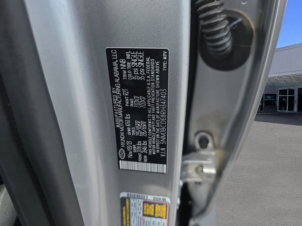 Certified Used 2024 Shimmering Silver Hyundai SEL image 39