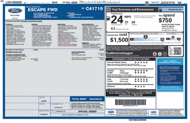 Used 2018 Black Ford Titanium image 7