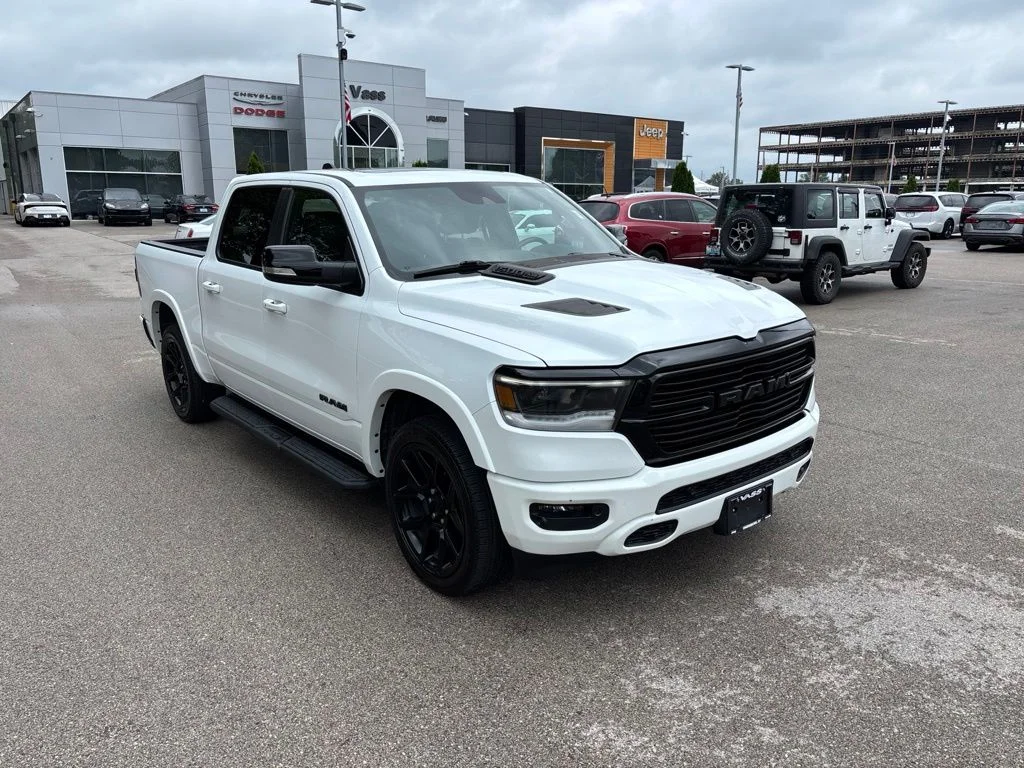 Used 2022 Bright White Clearcoat Ram Laramie image 7