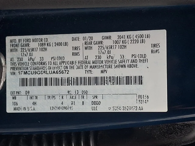 Used 2020 Green Ford SE image 24