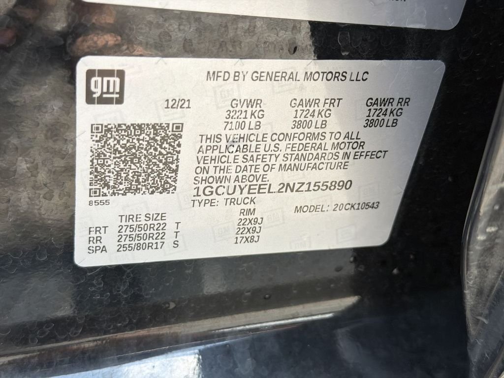 Used 2022 Black Chevrolet RST image 35