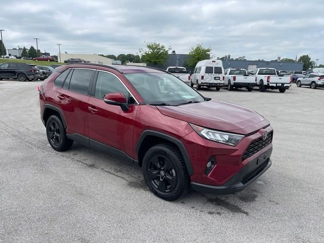 Used 2021 Red Toyota XLE image 1
