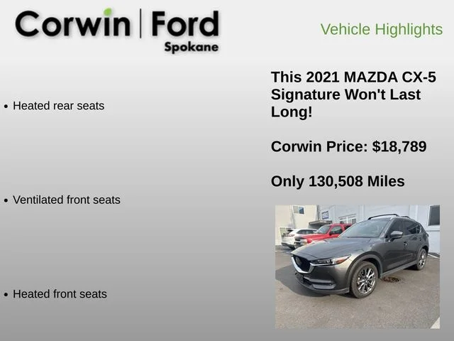 Used 2021 Gray Mazda Signature image 11