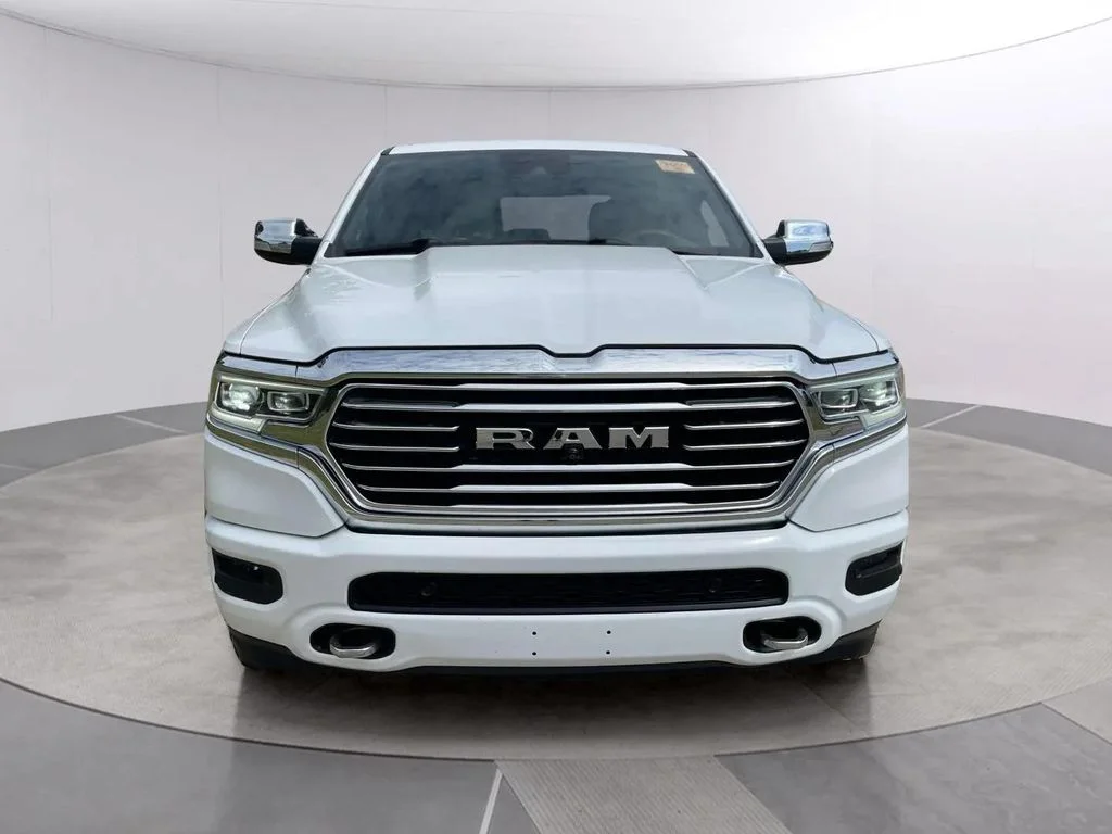 Used 2020 Bright White Clearcoat Ram Laramie Longhorn image 8