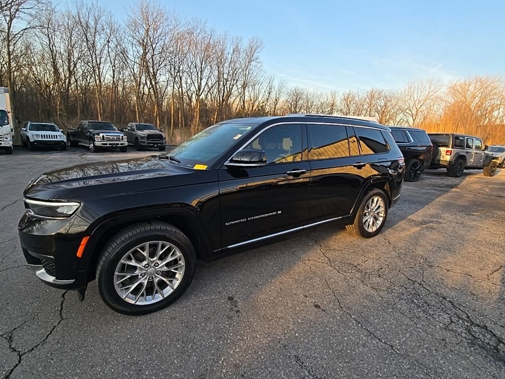 Used 2021 Jeep Grand Cherokee L Summit with VIN 1C4RJKET9M8146875 for sale in Kansas City