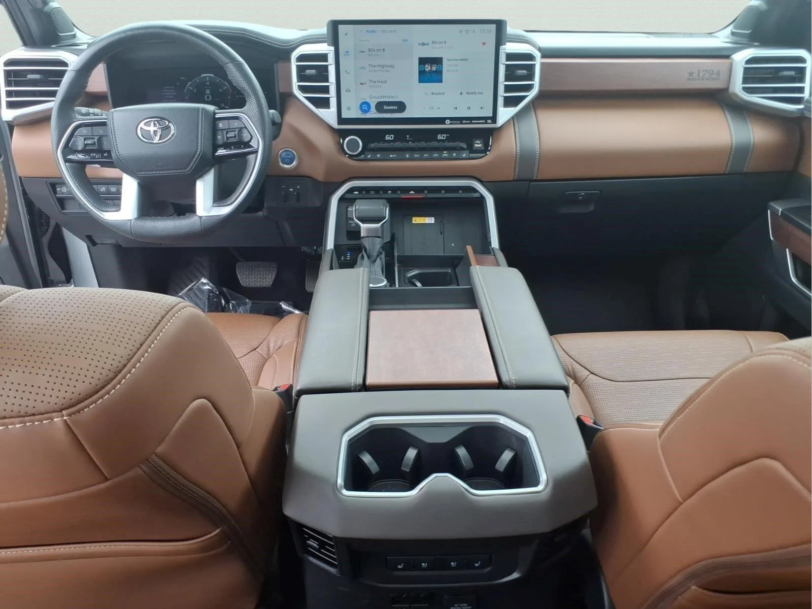 Used 2024 Celestial Silver Metallic Toyota 1794 Edition Hybrid image 2