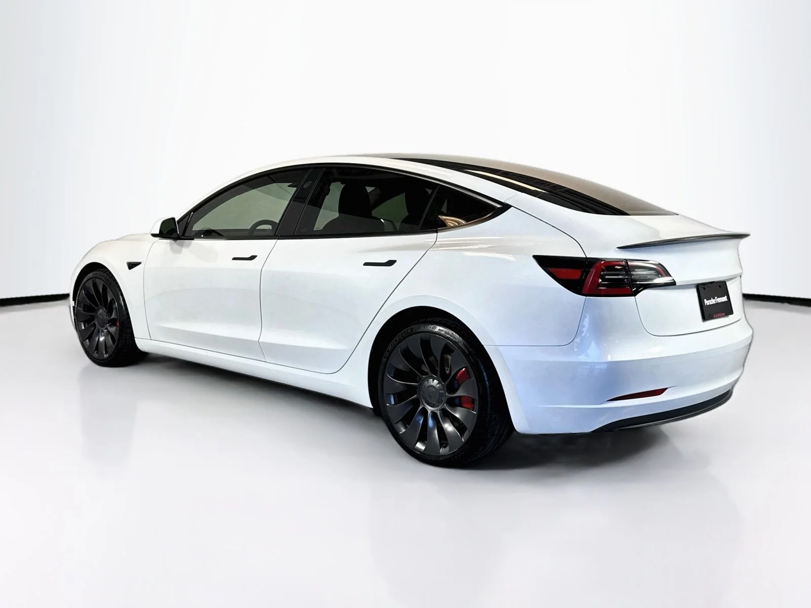 Used 2023 Pearl White Multi-Coat Tesla Performance image 3