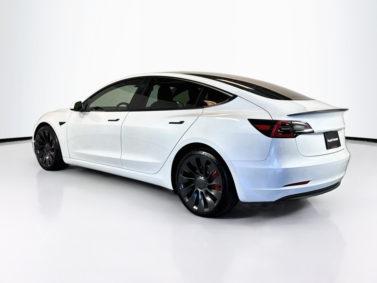 Used 2023 Pearl White Multi-Coat Tesla Performance image 3