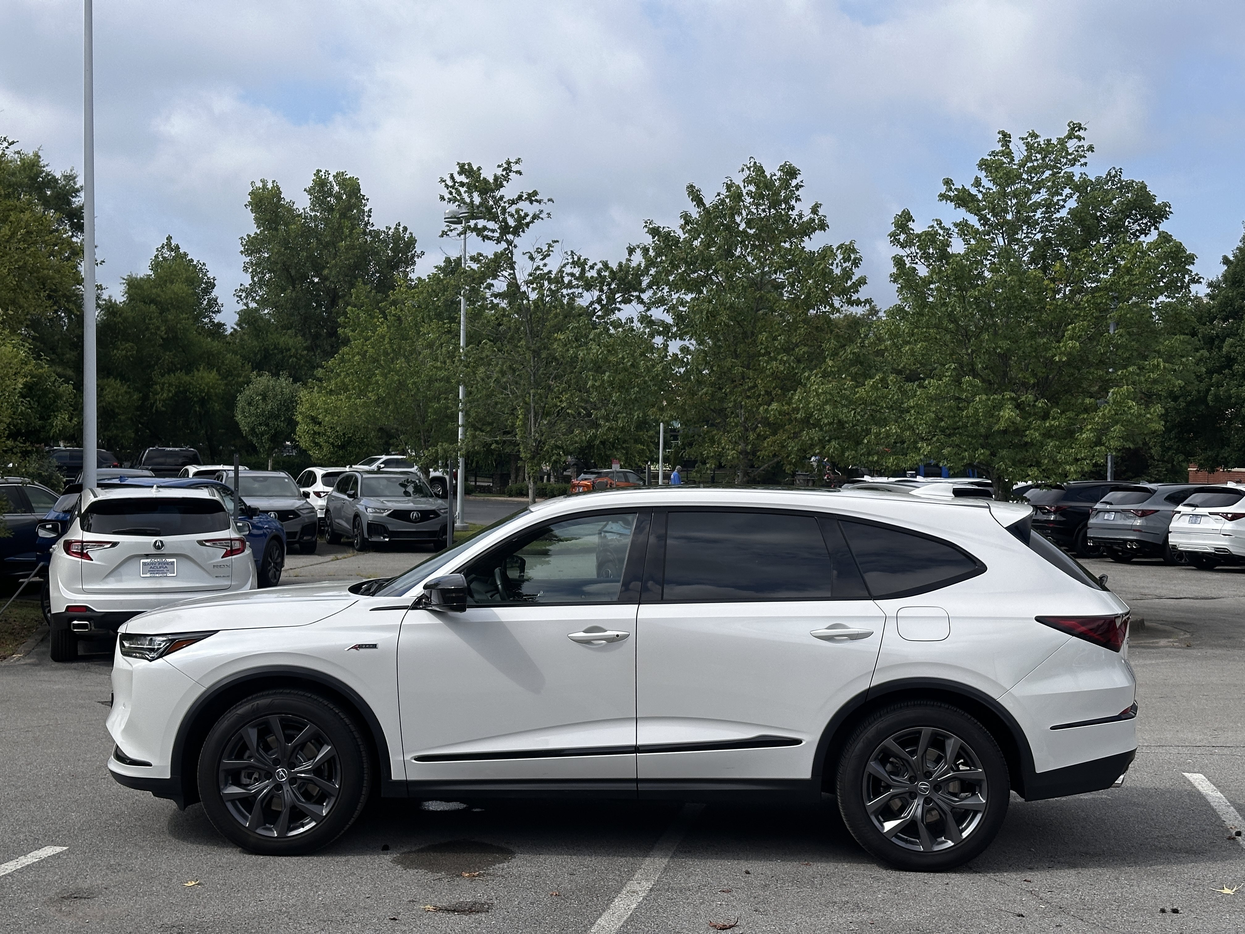Used 2023 Platinum White Pearl Acura SH-AWD with A-Spec Package image 46