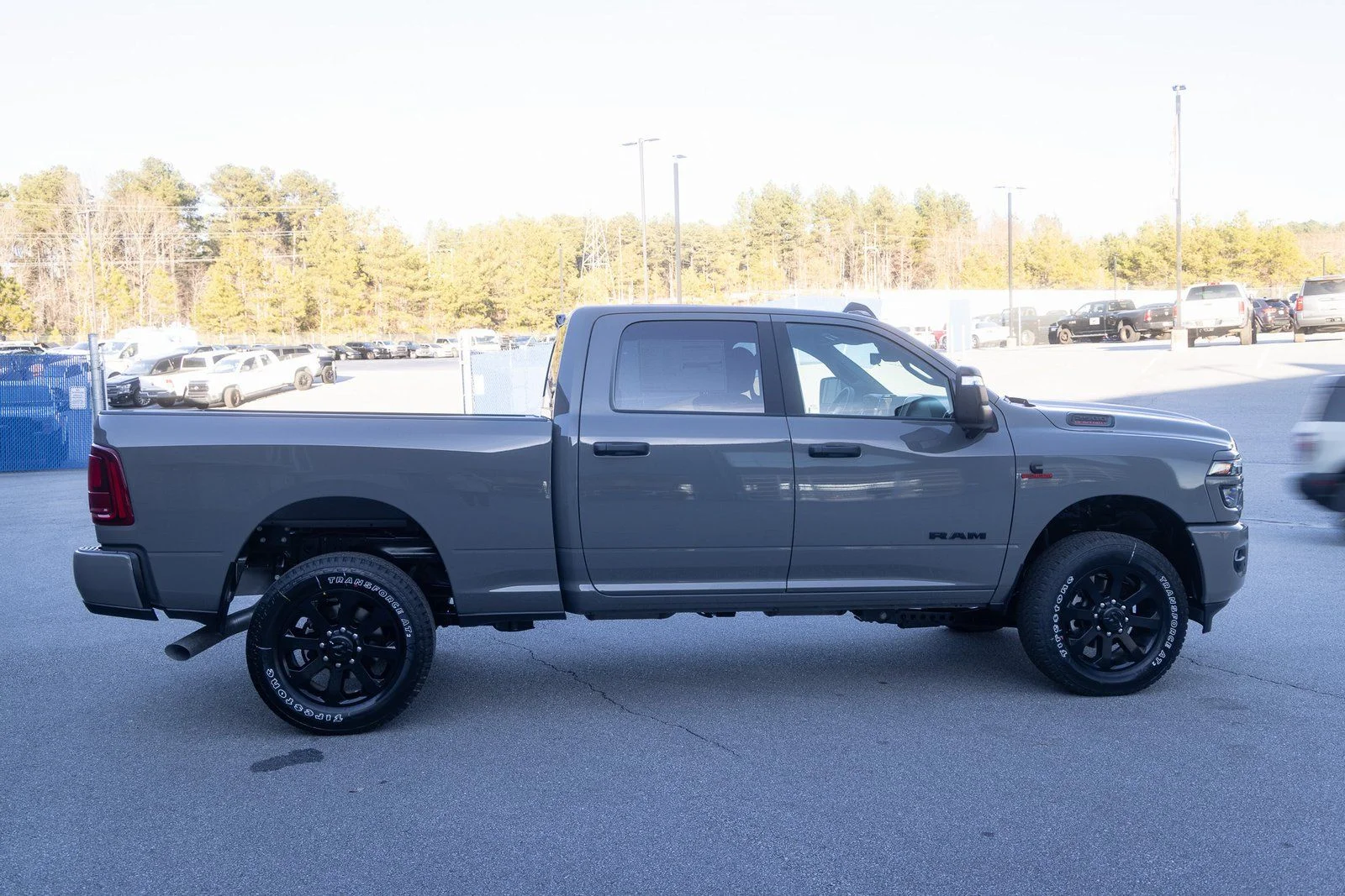 New 2026 Ceramic Gray Clear-Coat Exterior Paint RAM Big Horn image 11