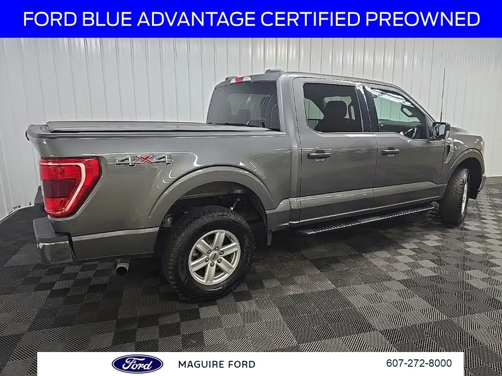 Used 2021 Carbonized Gray Metallic Ford XLT image 4