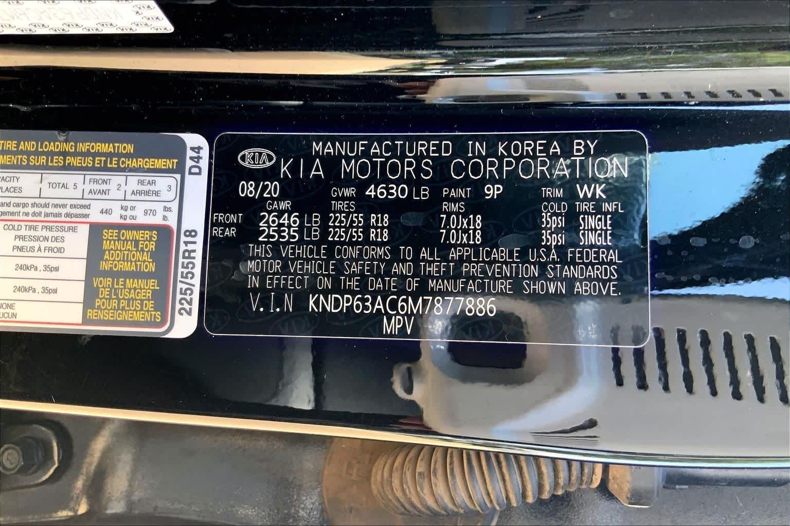 Used 2021 Black Cherry Kia S image 30