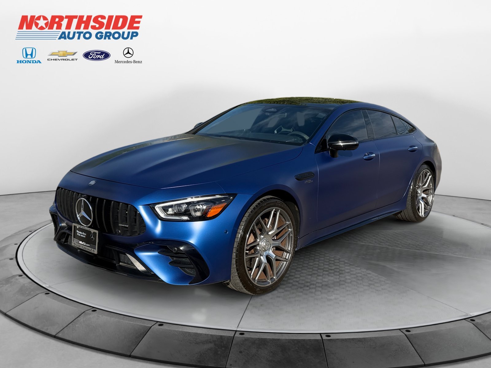 Used 2024 MANUFAKTUR Starling Blue Magno Mercedes-Benz AMG® GT 53 image 3