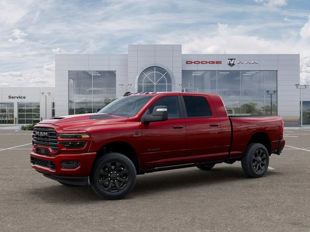 New 2026 Molten Red Pearl-Coat Exterior Paint RAM Laramie image 2