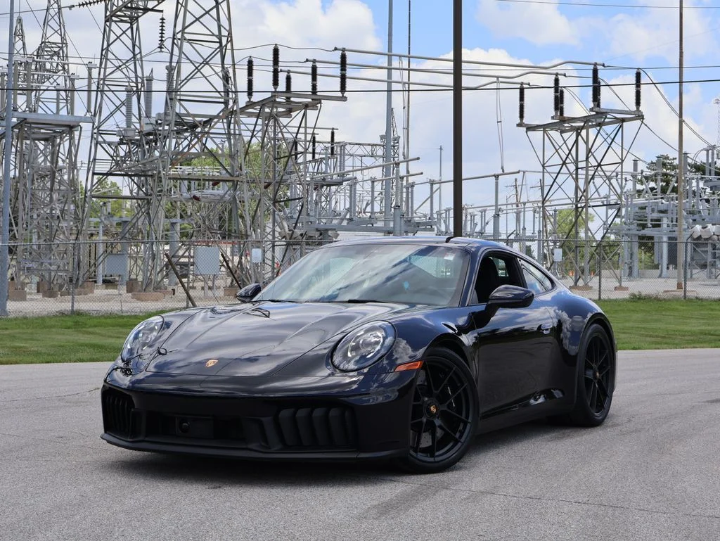 Certified Used 2025 Jet Black Metallic Porsche Carrera 4 GTS image 1