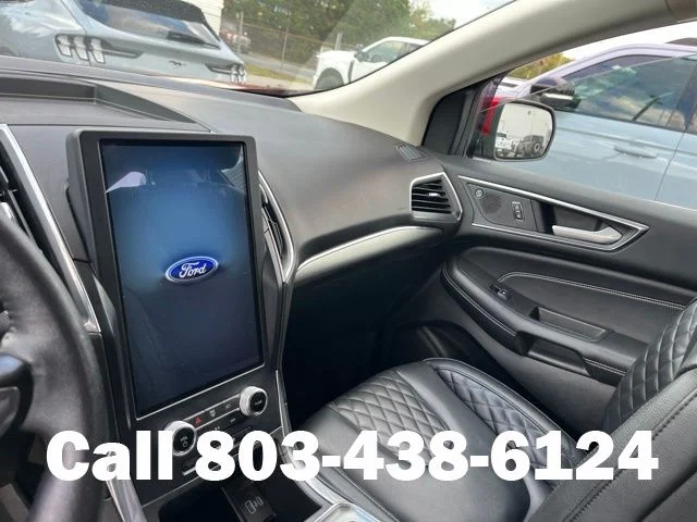 Used 2024 Rapid Red Metallic Tinted Clearcoat Ford Titanium image 7