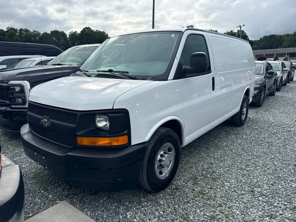 Used 2017 White Chevrolet Work Van image 1