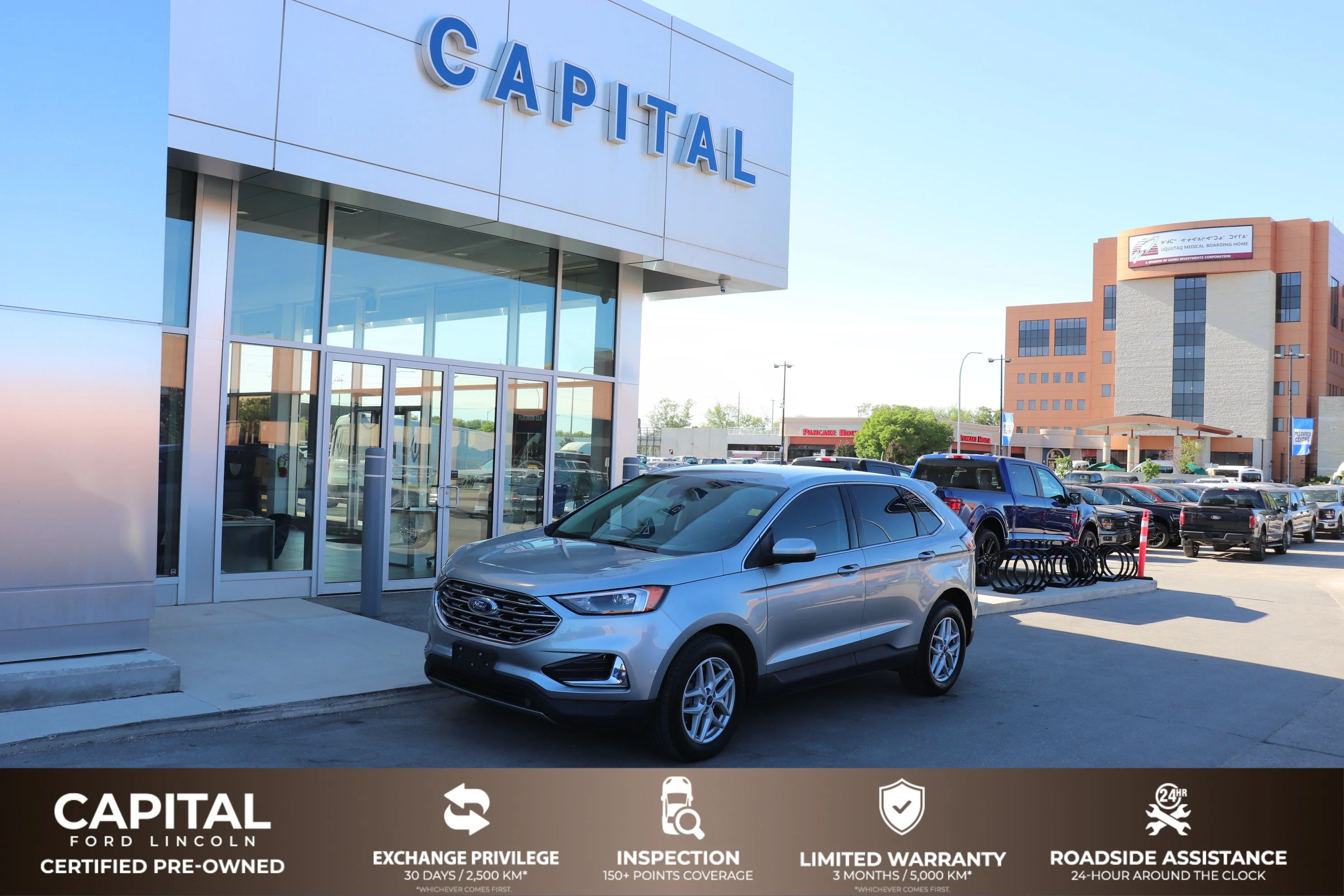 Certified Used 2022 Silver Ford SEL image 1