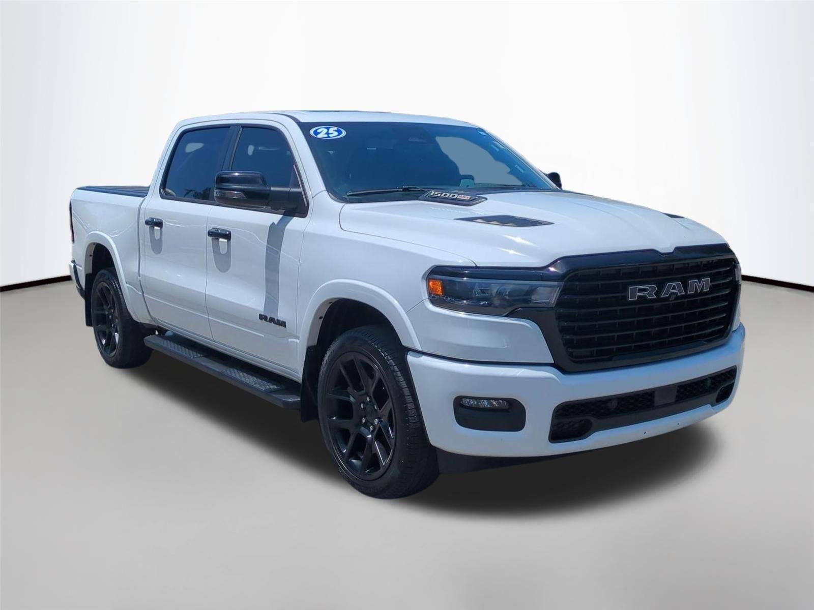 Used 2025 Bright White Clearcoat DODGE LARAM image 7