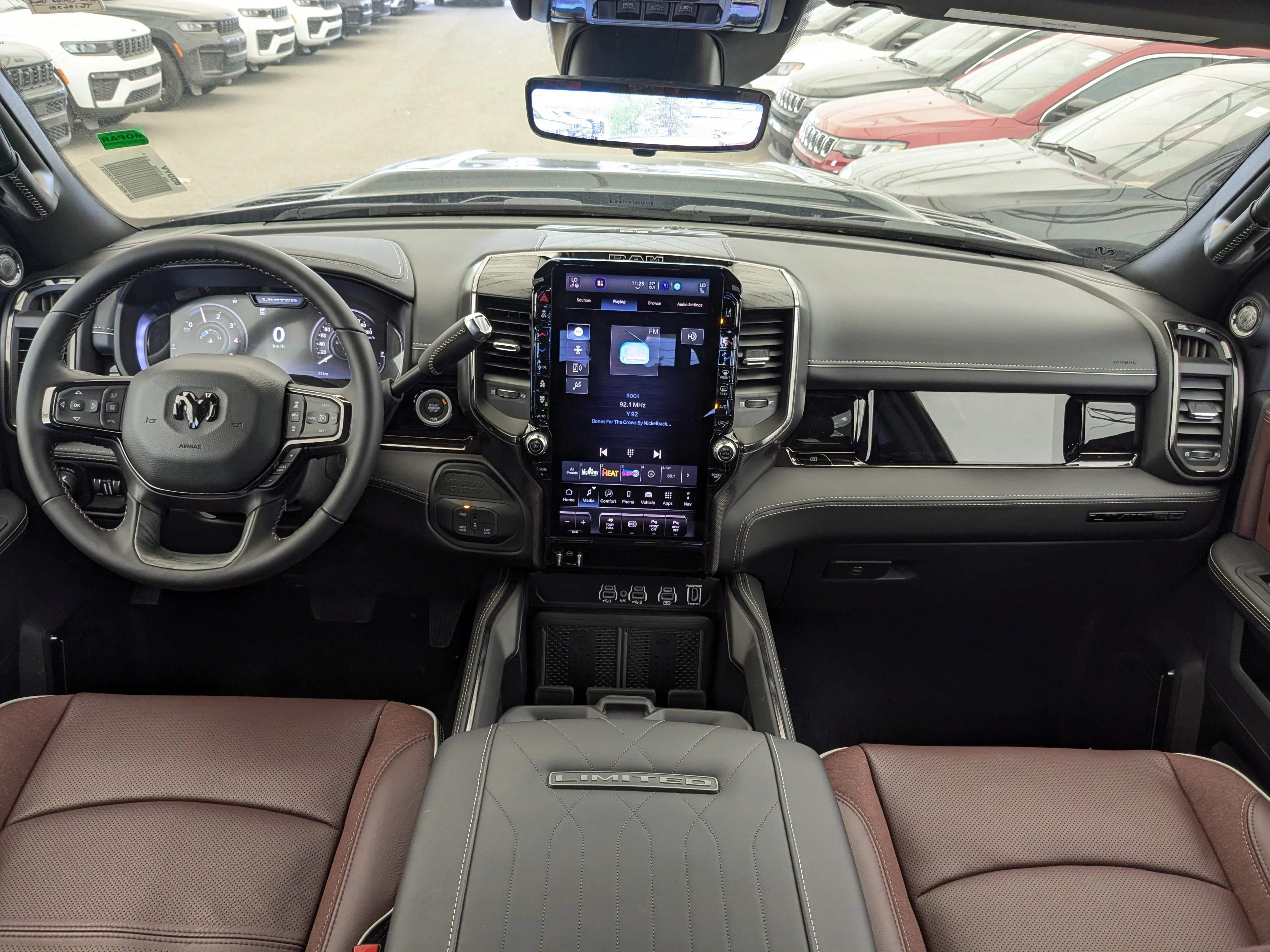 New 2026 Black RAM Limited - NIGHT EDITION - 5TH W & GOOSENECK PREP - LEVEL 1 EQUIP - CUSTOM EBONY RED SEATS image 13