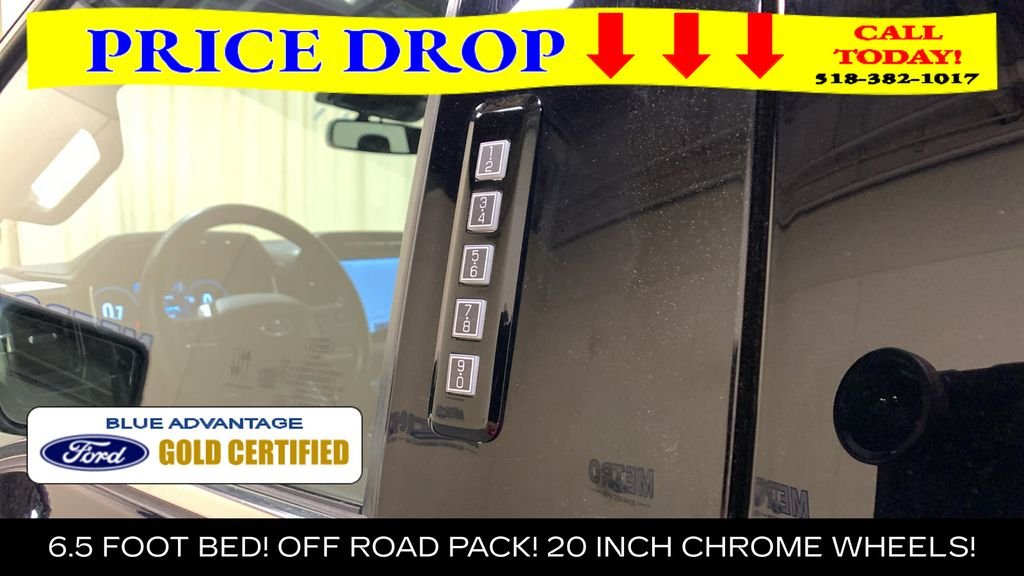 Certified Used 2022 Blue Metallic Ford Lariat image 28