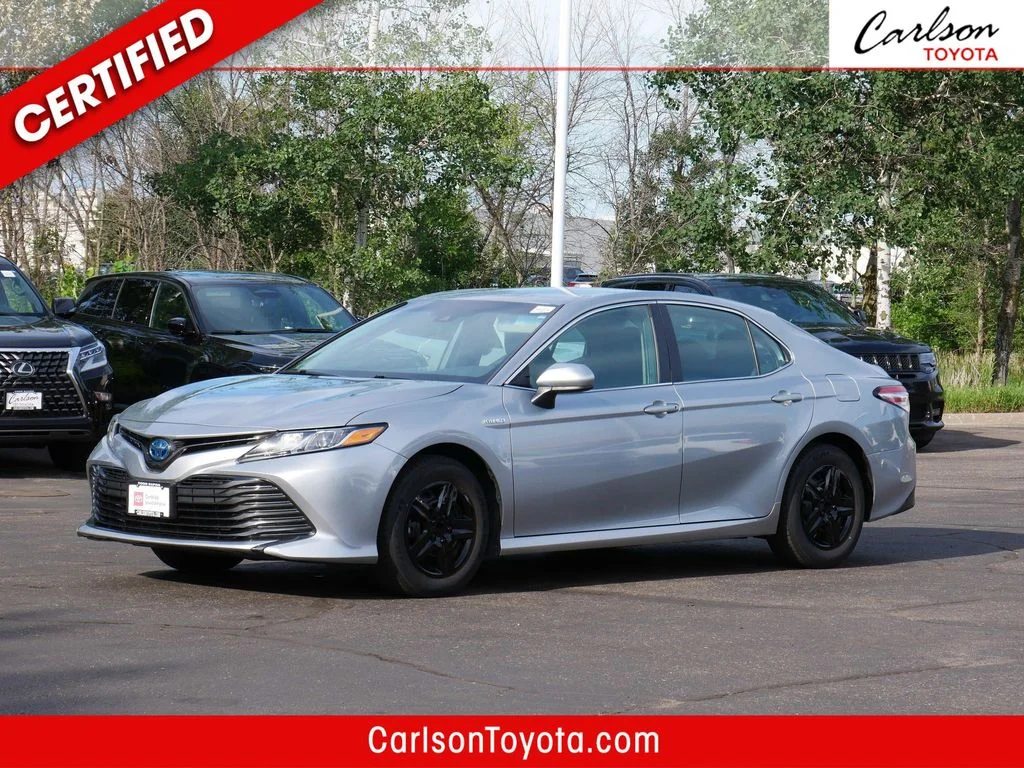 Used 2020 Silver Toyota LE image 1