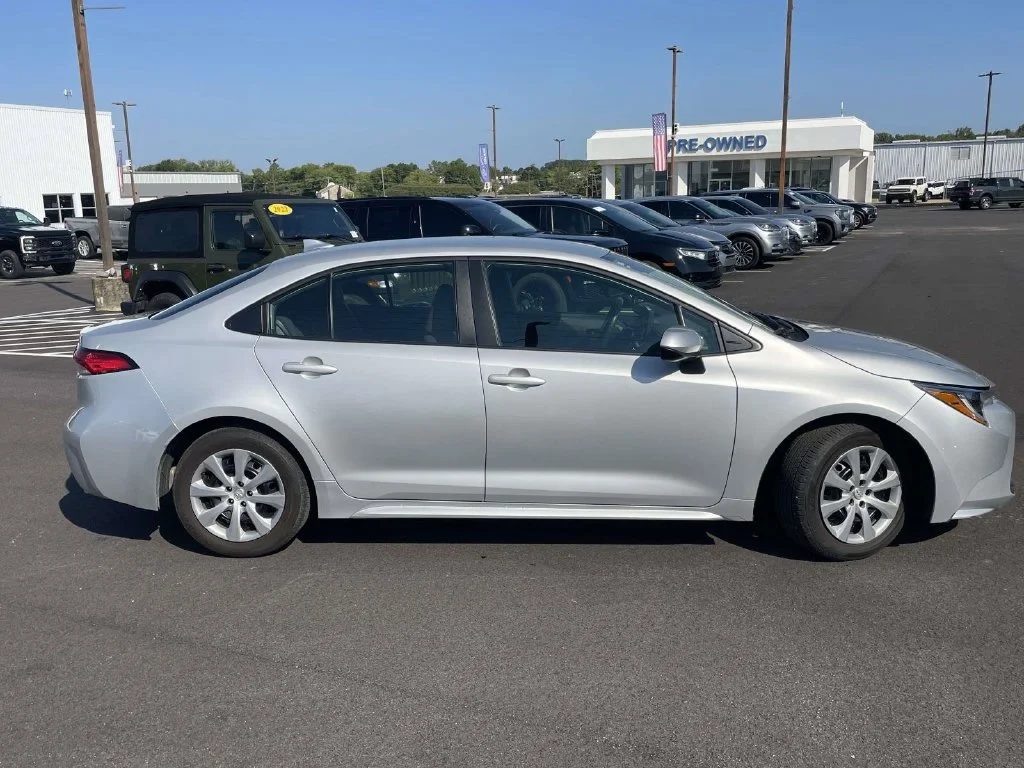 Certified Used 2025 Silver Toyota LE image 2