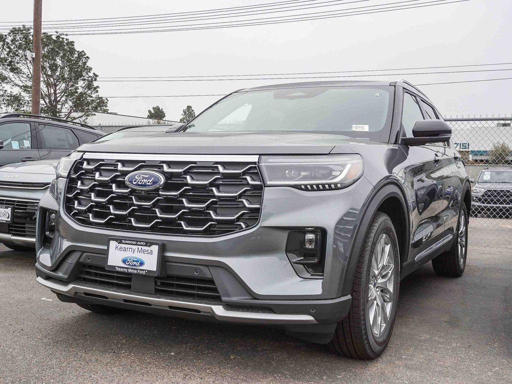 New 2026 Carbonized Gray Metallic Ford Platinum image 3